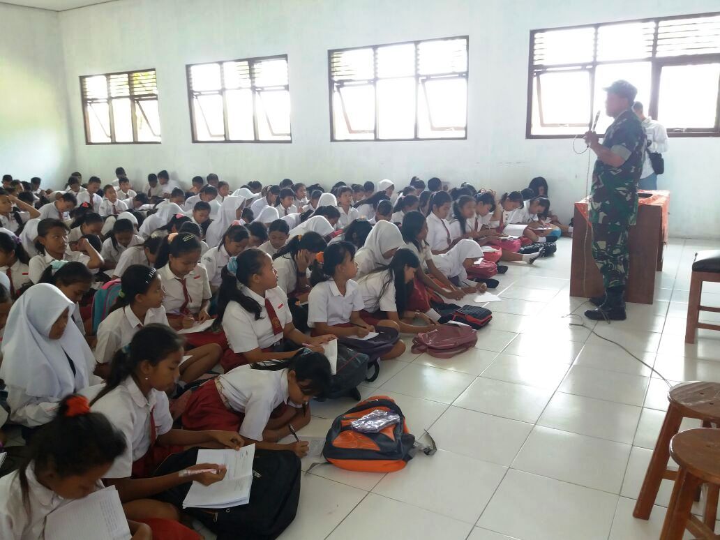 Danramil 13/ Brati  Berikan Pembekalan Wawasan Kebangsaan